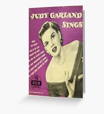 JUDY GARLAND SINGS ~ EARLY 1950'S 45 BOX SET Greeting Card