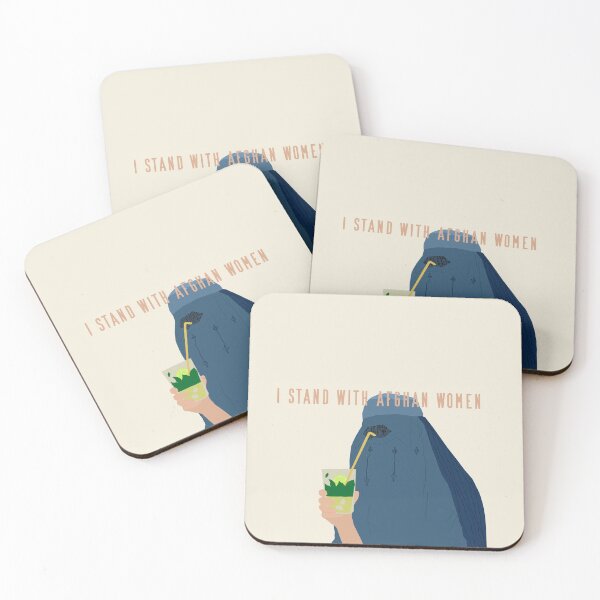 Item preview, I stand with Afghan Women Illustration designed and sold by Saba-Red-Ideas.