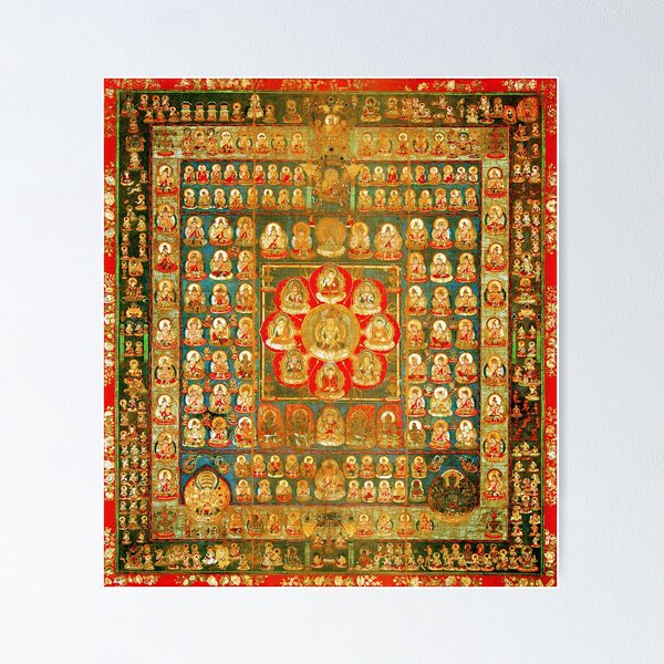 Item preview, Buddhist Mandala 63 Womb Realm designed and sold by GuyBlank.