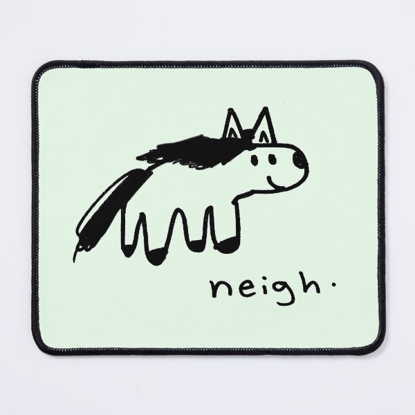 Item preview, "neigh." - DOODLES by Nick designed and sold by nickbaldwin2k.