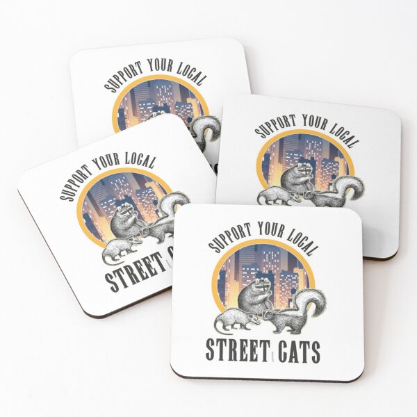 Item preview, support your local street cats designed and sold by Dam31.