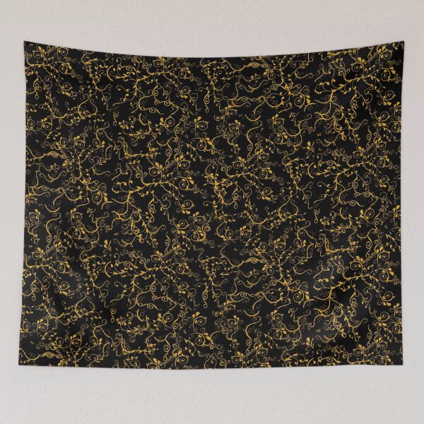 Item preview, Gold Leaf on Black Design. designed and sold by RiadMannan.