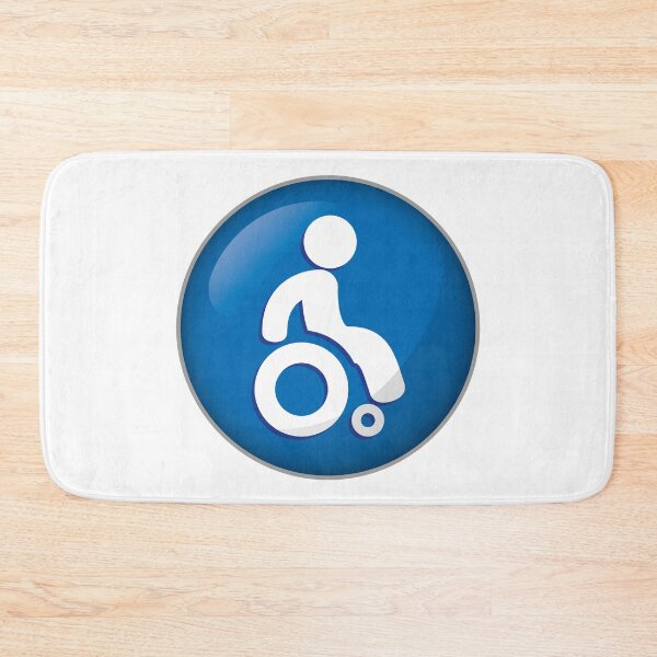 Item preview, Icon representing button, pictogram deficient physical chairwoman. Ideal for catalogs, information and institutional material designed and sold by LucianoCosmo.