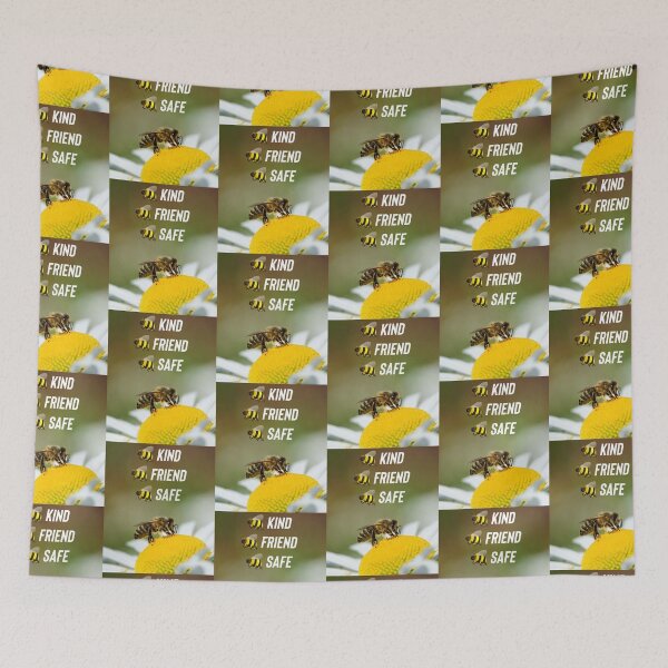 Item preview, Bee kind, bee friends, bee safe  designed and sold by Kidzx6.