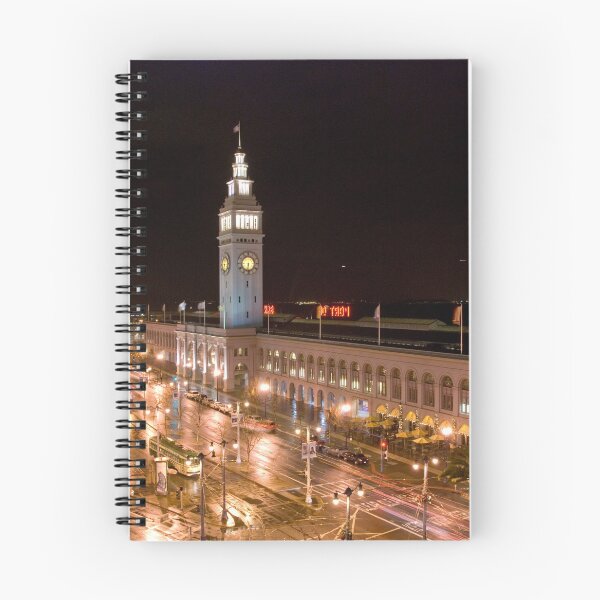 Item preview, San Francisco Ferry Building in the Rain (color) designed and sold by jenniferloring.