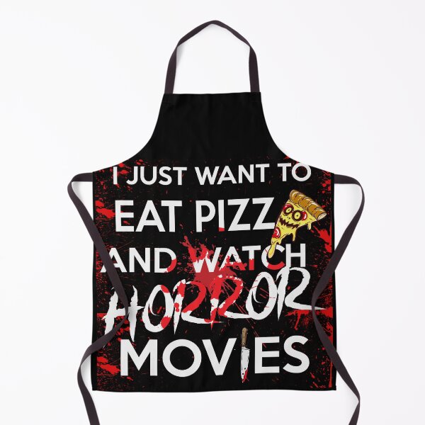 Item preview, I Just Want To Eat Pizza And Watch Horror Movies! - I Just Want To Eat Pizza And Watch Horror Movies- Eat Pizza and Play Games designed and sold by SoffyLee586.