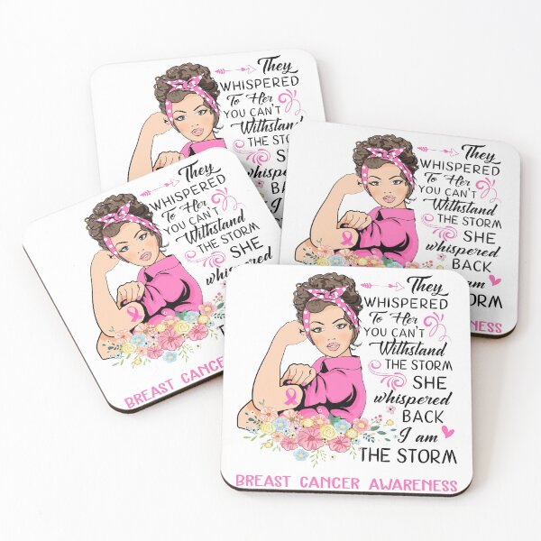 Item preview, I AM THE STORM Breast Cancer AWARENESS designed and sold by Brad-FI.