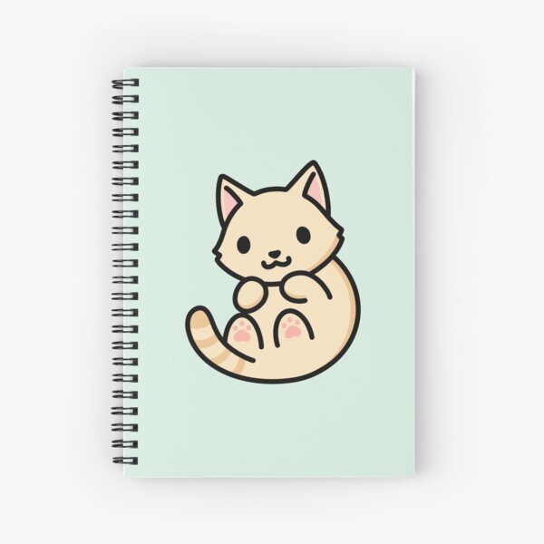 Anime Cat Girl Spiral Notebook for Sale by deniz29