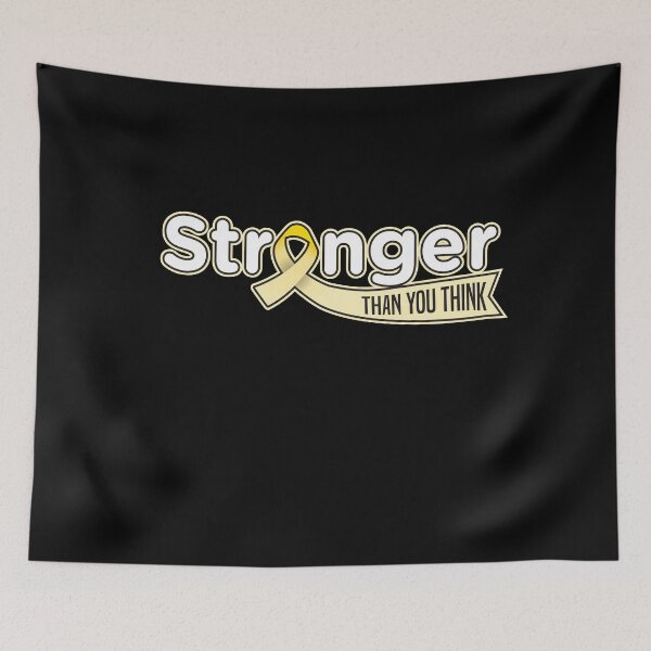 Item preview, Stronger Than you think - Supporting Childhood Cancer designed and sold by redblackline.