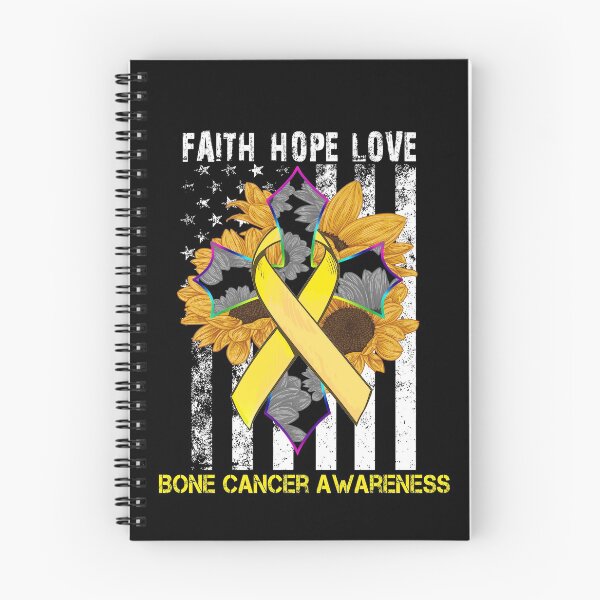 Item preview, Sunflower Faith Cross and Flag Bone Cancer Awareness designed and sold by largellie.