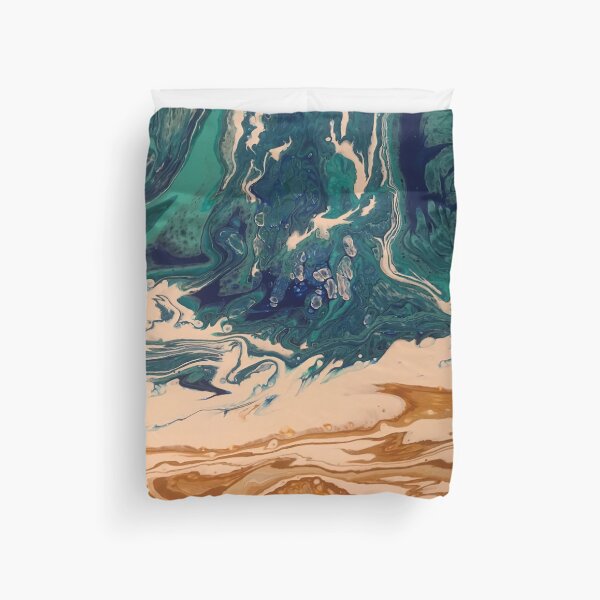 Item preview, BEACHY PAINT POUR designed and sold by BridgetBresser.