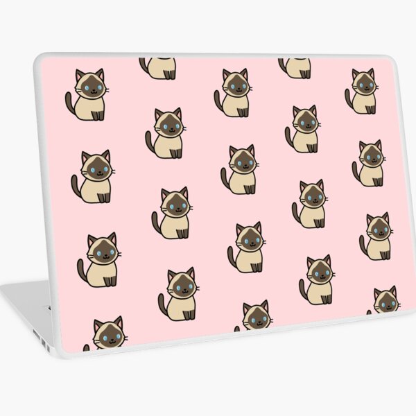Siamese Cat Laptop Skin