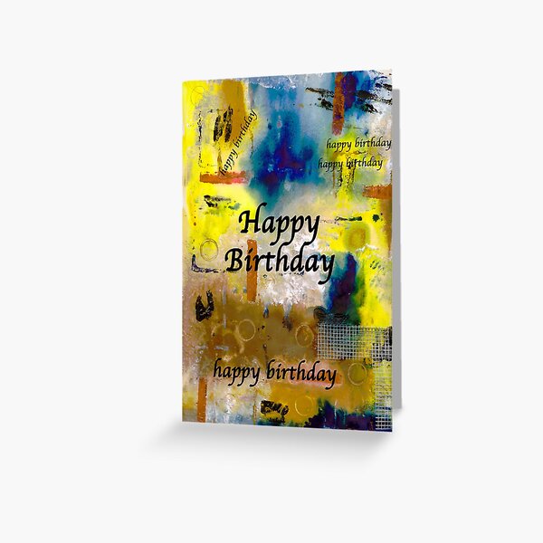 Happy Birthday Greeting Card