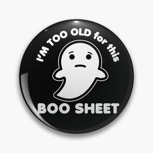 Artikelvorschau, Ich bin zu alt für dieses Boo Sheet Sad Kawaii Ghost Pun entworfen und verkauft von AweSoMe Shirts.