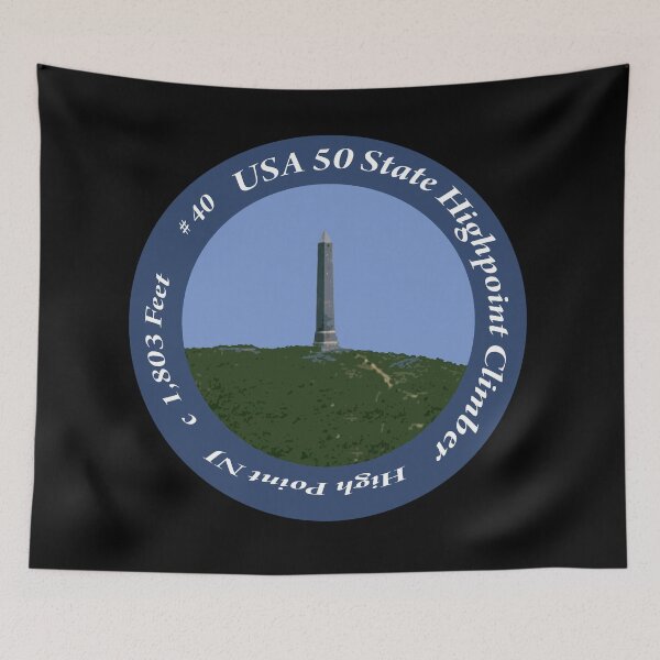Item preview, High Point NJ 40 of 50 States Highpoint Climbers  designed and sold by janraydesigns.