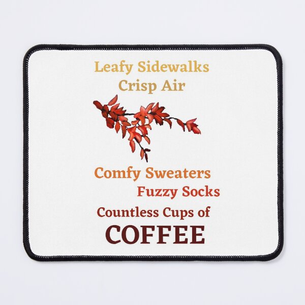 Item preview, Autumn and Coffee design with autumn leaves. Things I love about Fall designed and sold by Goldstarwork.