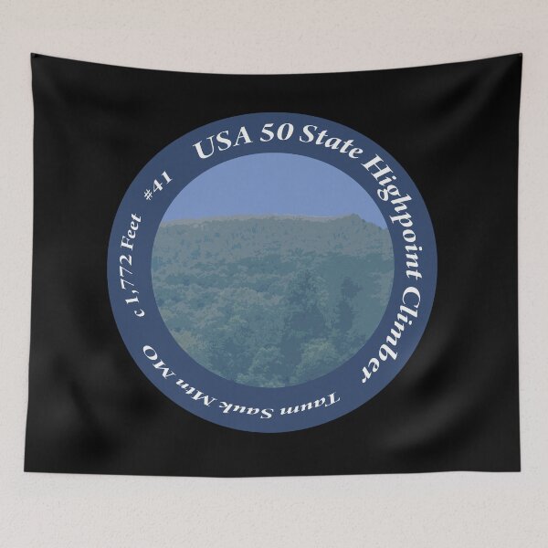 Item preview, Taum Sauk Mtn MO 41 of 50 States Highpoint Climbers  designed and sold by janraydesigns.