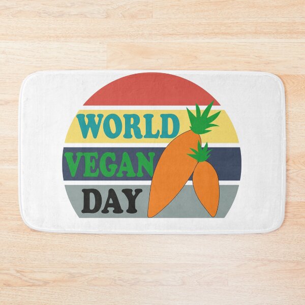Item preview, world vegetarian day v = and vegan day designed and sold by Stickers  Designer.