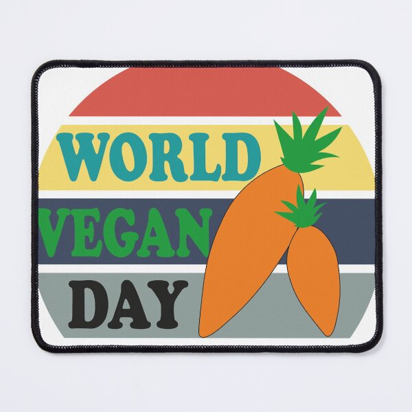Item preview, world vegetarian day v = and vegan day designed and sold by Stickers  Designer.
