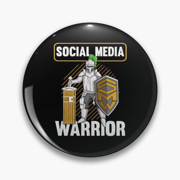 Item preview, Social Media Warrior Social Media Content Manager designed and sold by Printed-Memes.