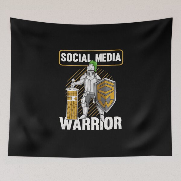 Item preview, Social Media Warrior Social Media Content Manager designed and sold by Printed-Memes.