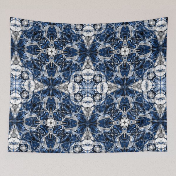 Item preview, Luxury, elegant, vintage, ornamental, pattern, blue and white designed and sold by Svitac.