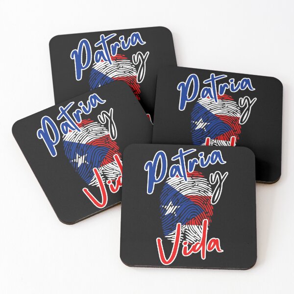 Item preview, Patria y Vida Fingerprint Cuban Flag | Free Cuba designed and sold by S-JDesigns.