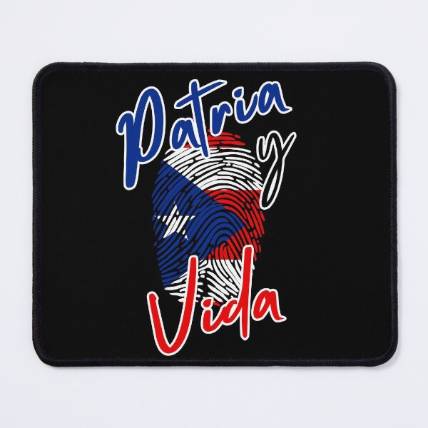 Item preview, Patria y Vida Fingerprint Cuban Flag | Free Cuba designed and sold by S-JDesigns.