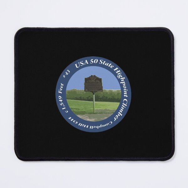 Item preview, Campbell Hill OH 43 of 50 States Highpoint Climbers  designed and sold by janraydesigns.
