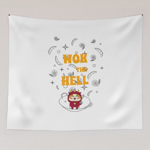 Item preview, Wok The Hell / Funny Asian Humour  designed and sold by CrazyBichAsian.