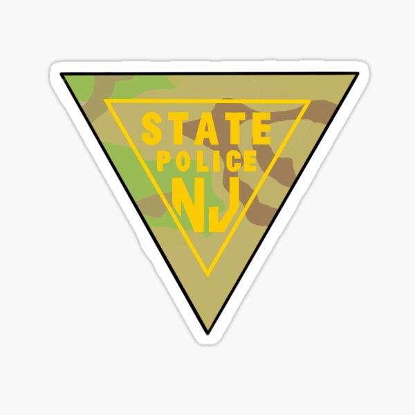 NJ State Police Camo Sticker