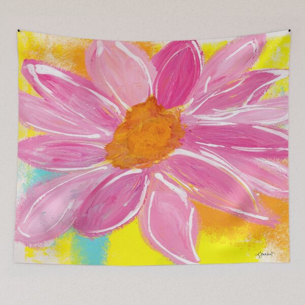 Item preview, PINK FLOWER designed and sold by KATHLEEN TENNANT ART.