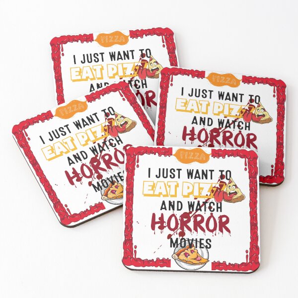 Item preview, I Just Want To Eat Pizza And Watch Horror Movies! - I Just Want To Eat Pizza And Watch Horror Movies- Eat Pizza and Play Games designed and sold by SoffyLee586.