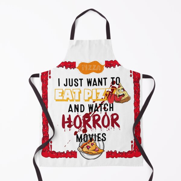 Item preview, I Just Want To Eat Pizza And Watch Horror Movies! - I Just Want To Eat Pizza And Watch Horror Movies- Eat Pizza and Play Games designed and sold by SoffyLee586.