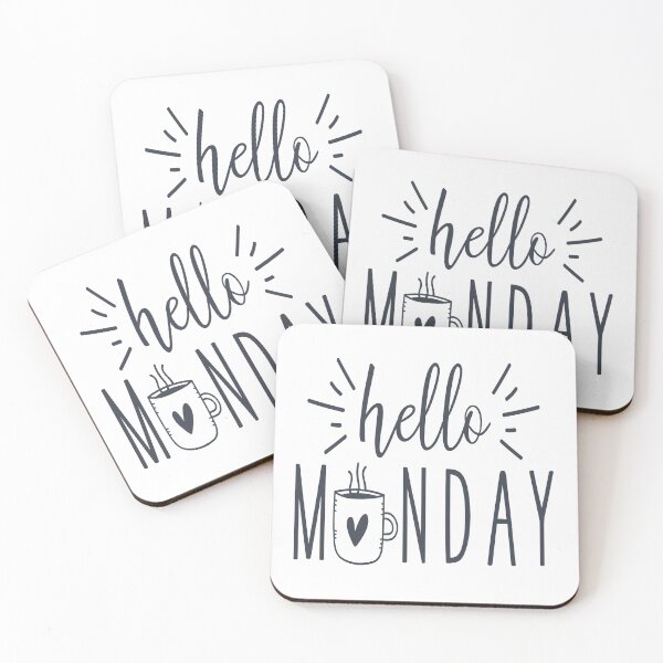 Item preview, Coffee- Hello Monday designed and sold by HDPrinting.