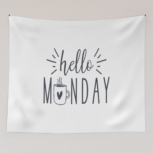 Item preview, Coffee- Hello Monday designed and sold by HDPrinting.