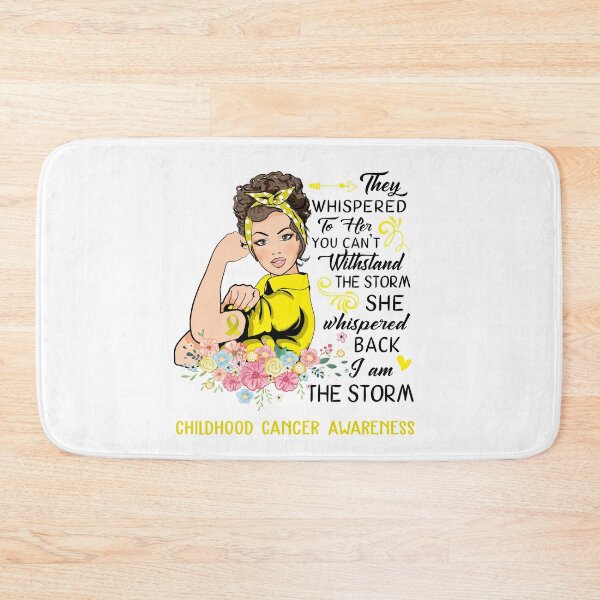 Item preview, I AM THE STORM CHILDHOOD CANCER AWARENESS designed and sold by Brad-FI.