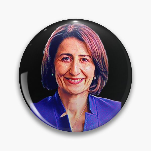 Item preview, Gladys Berejiklian Portrait designed and sold by Aussies-R-Us.