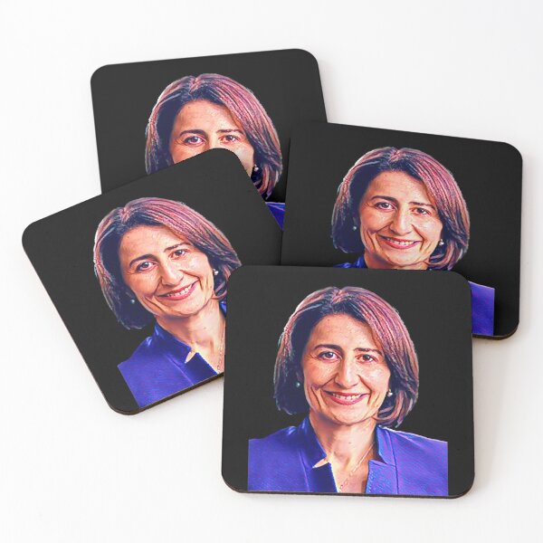 Item preview, Gladys Berejiklian Portrait designed and sold by Aussies-R-Us.