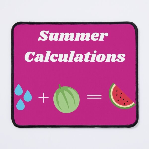 Item preview, Summer Calculations - Watermelon designed and sold by RiadMannan.
