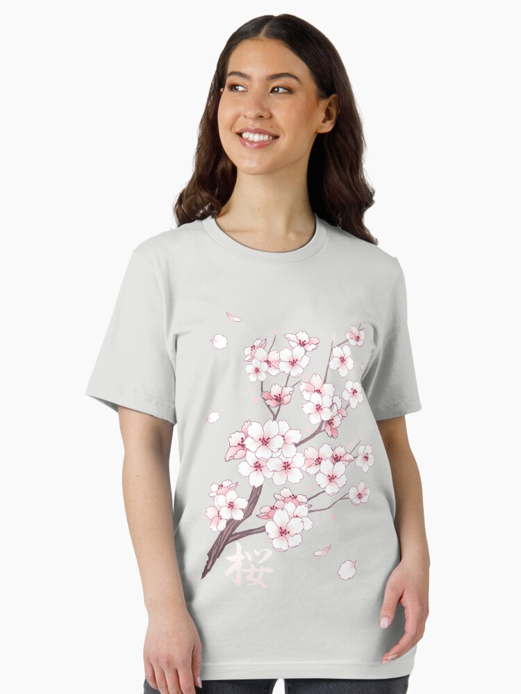 Falling White Sakura Cherry Blossom