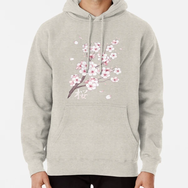 Sakura Fresh Hoods Cherry Blossom Falling White Sakura Cherry