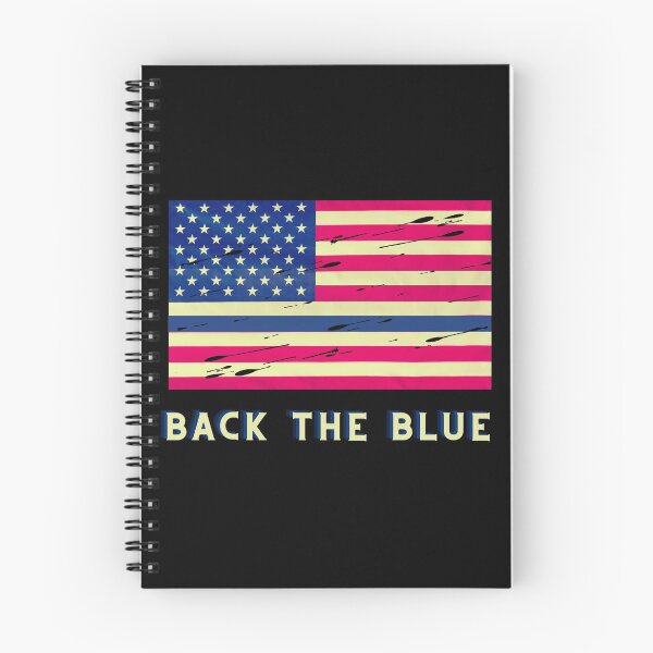 Item preview, Back The Blue - Thin Blue Line - Distressed United States Flag  designed and sold by Sun Sand & Sea Art.