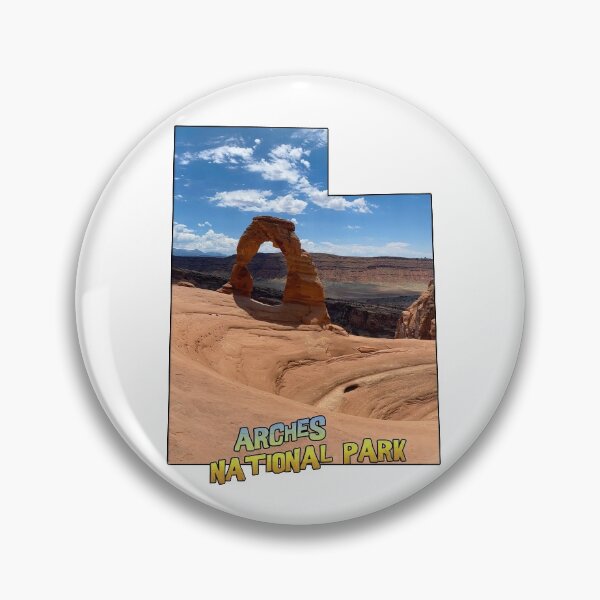 Artikelvorschau, Utah-Umriss (Arches-Nationalpark - Delicate Arch) entworfen und verkauft von gorff.