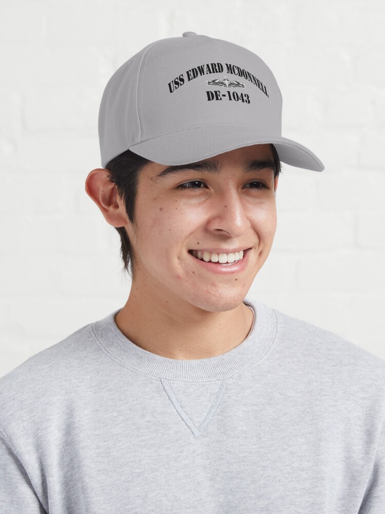 Alternate view of USS EDWARD MCDONNELL (DE-1043) SHIP'S STORE Cap
