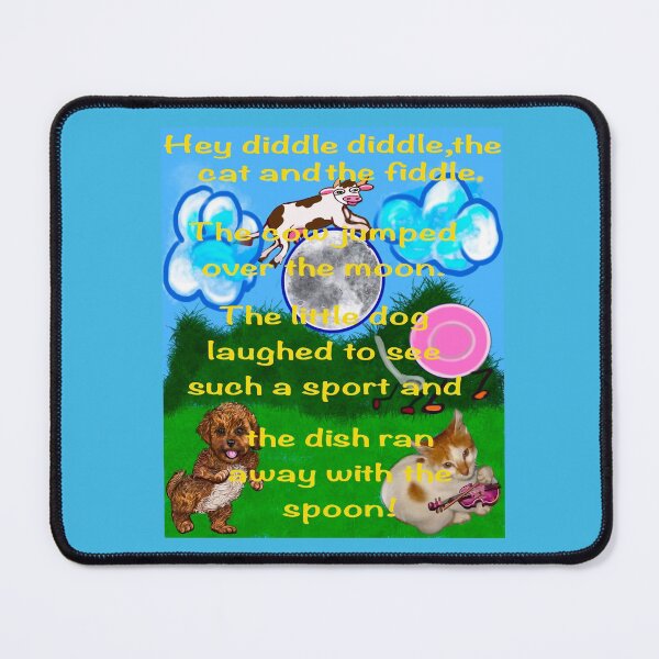 Item preview, Hey diddle diddle the cat and the fiddle nursery rhyme children’s story designed and sold by Artonmytee.