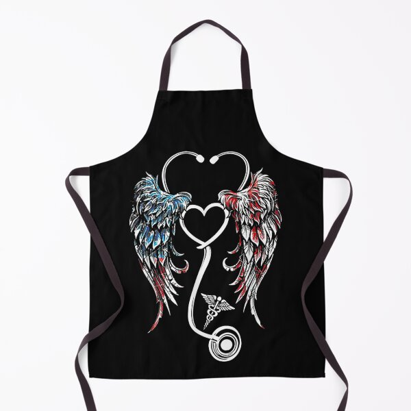 Item preview, American flag wings nurse stethoscope- Nursing designed and sold by Designs Of all kinds.