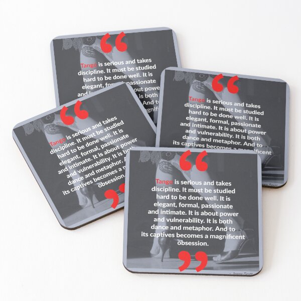 Item preview, Tango - A Magnificent Obsession Janny Scott Quote designed and sold by infinitetango.