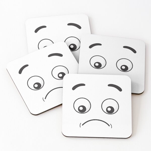 Item preview, Sad face emoji Sorrow Cry Low Mood Face Apparel Essential Motivation Inspiration Joy Mood designed and sold by DesignByHeartUK.