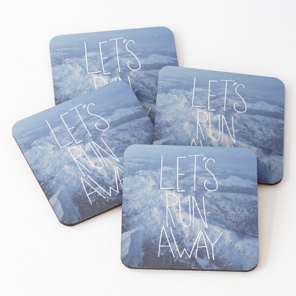 Item preview, Let's Run Away x Snow Mountains designed and sold by Leah Flores.